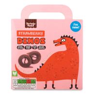 Strawberry Dinos Fruit Rolls 5x20g The Foodie Market